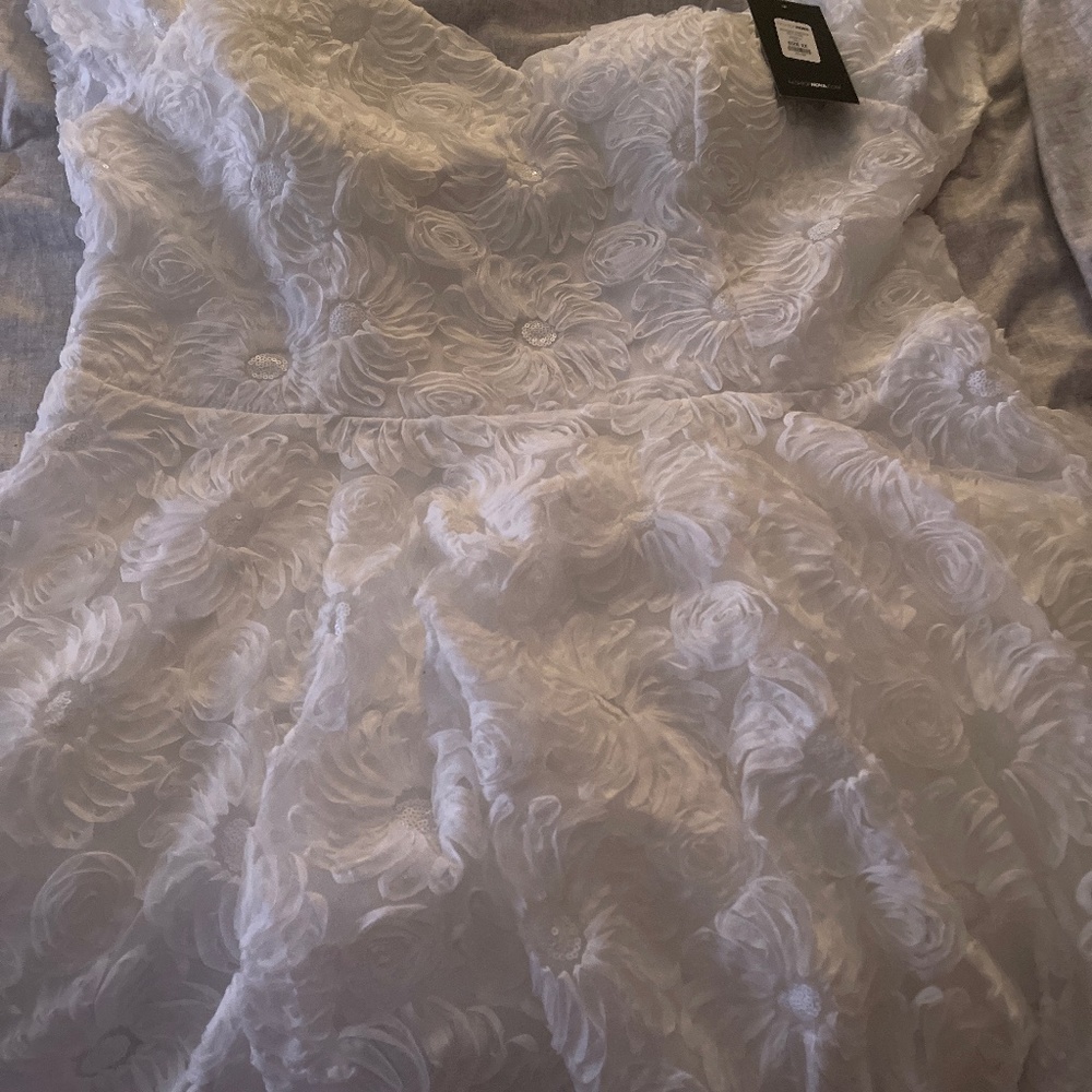 White wedding dress